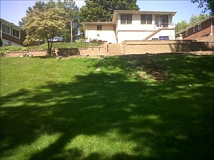 Bethel Park Retaining Walls - Steps